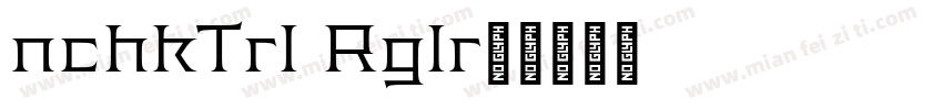 AnachakTrial Regular字体转换